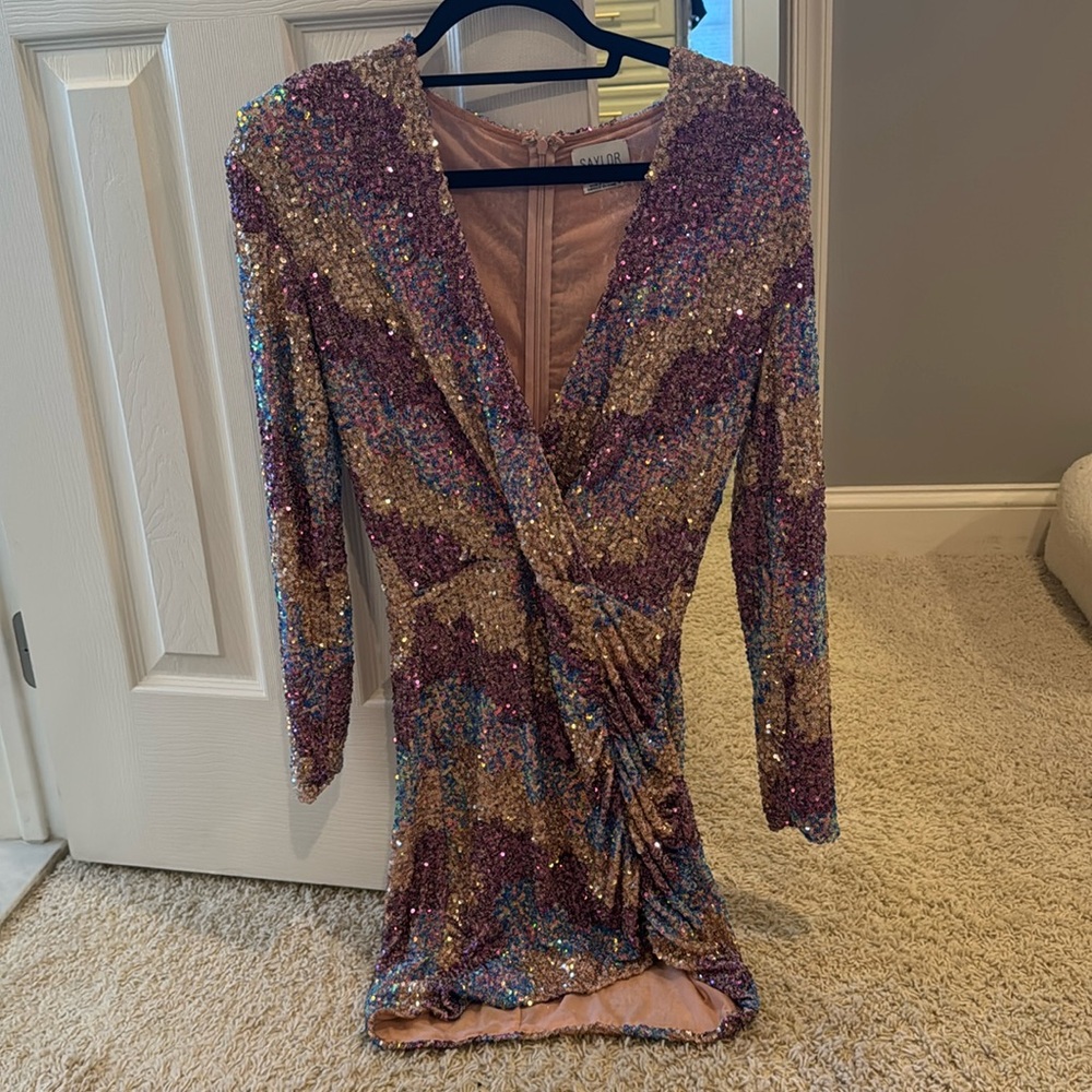 Saylor Sequin Dress